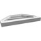 Ekena Millwork Octagonal Top Surface Mount PVC Gable Vent w/ 2"W x 2"P Brickmould Sill Frame, 22"W x 12"H GVPOT22X1203SF - alternate 5